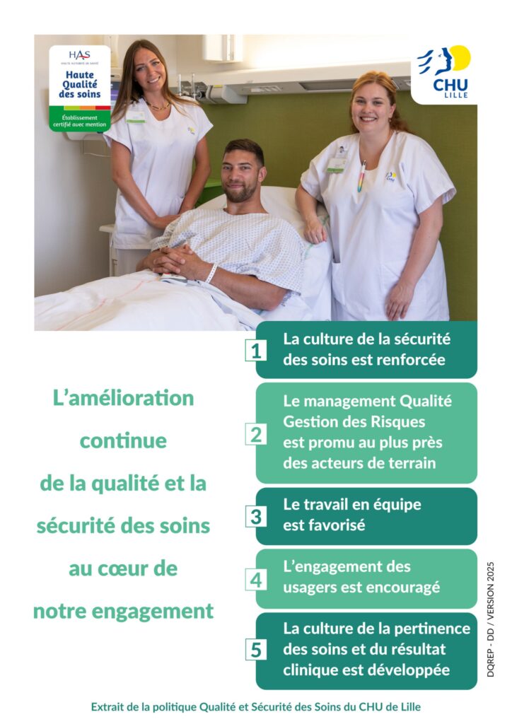 La qualité des soins au CHU de Lille