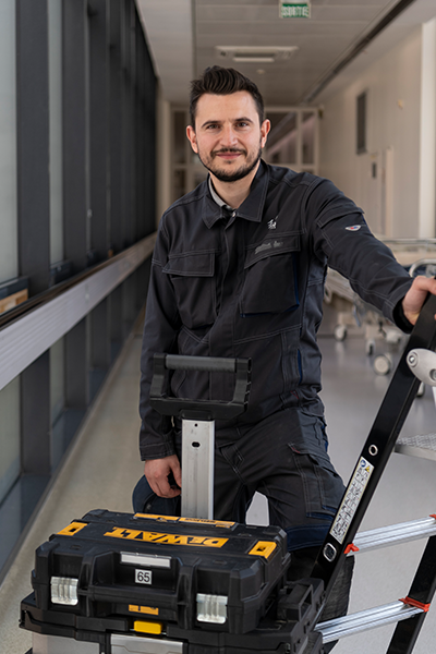 Les agents de maintenance technique eu CHU de Lille